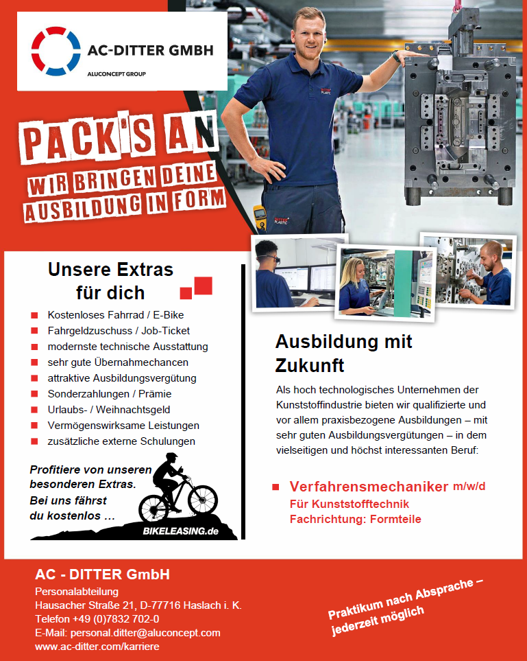 Ausbildung Verfahrensmechaniker